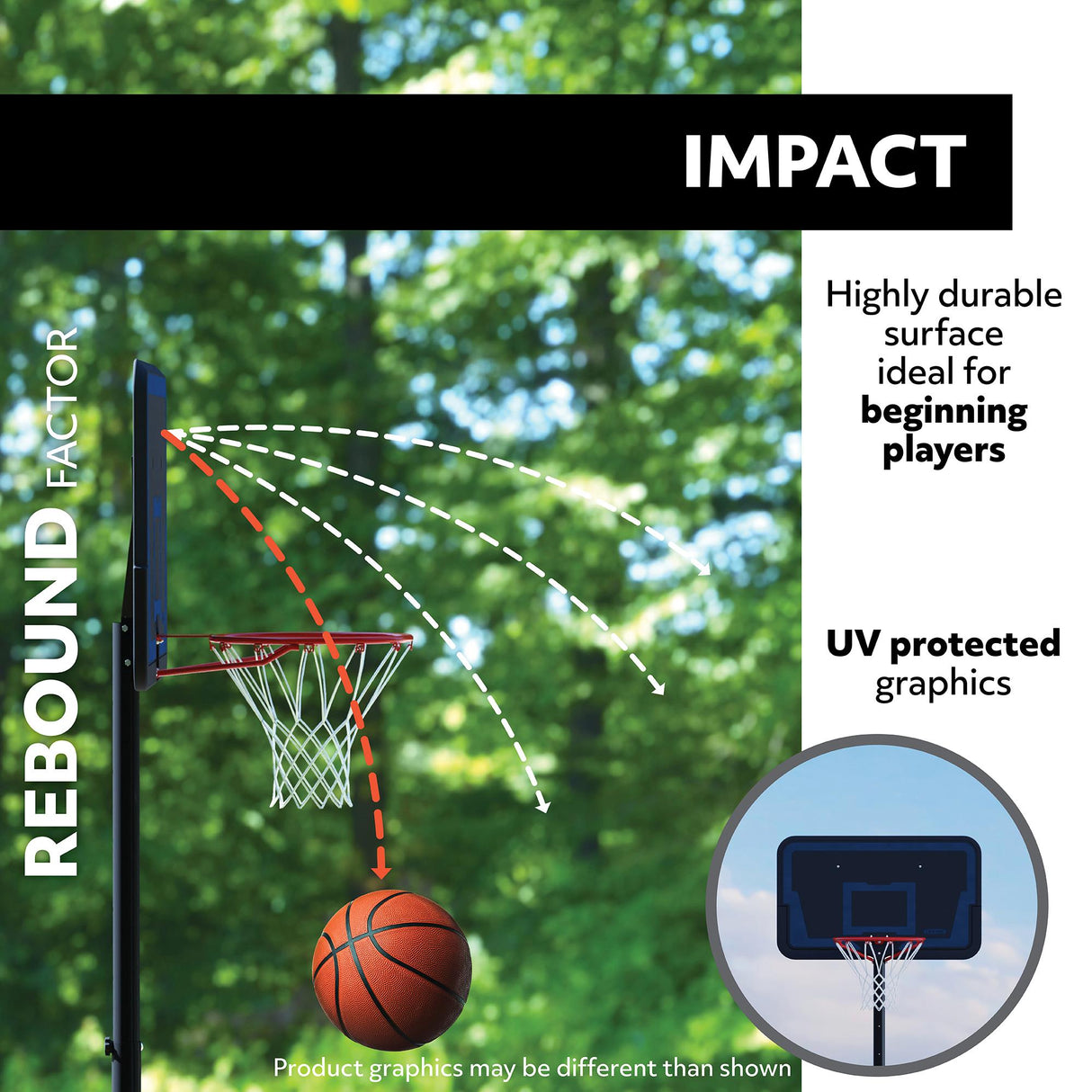 Lifetime Impact 44 inch Basketball System