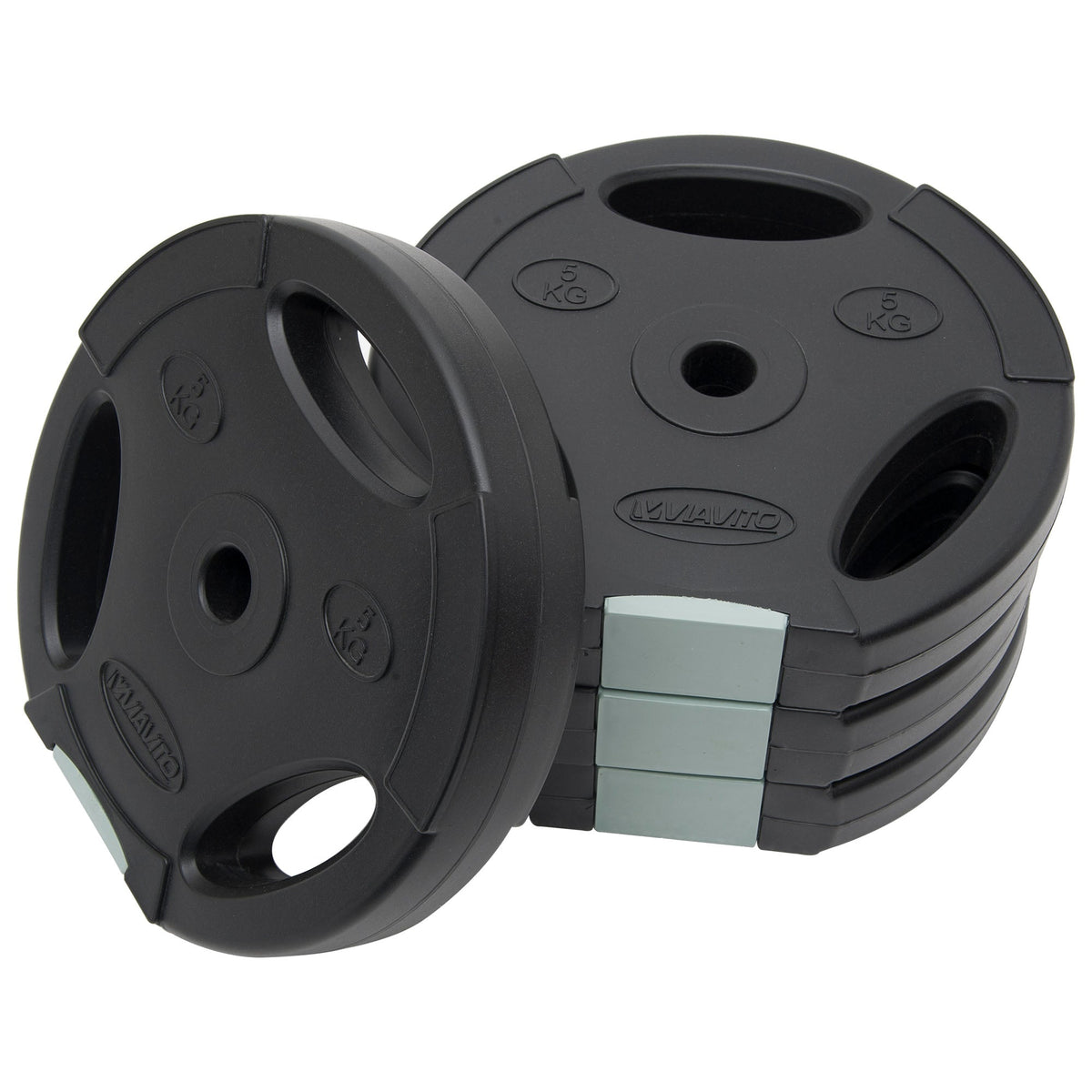 |Viavito 5kg Vinyl Weight Plates|