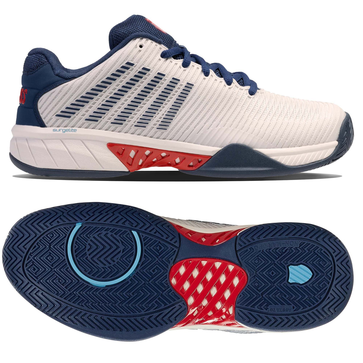 |White/Navy|