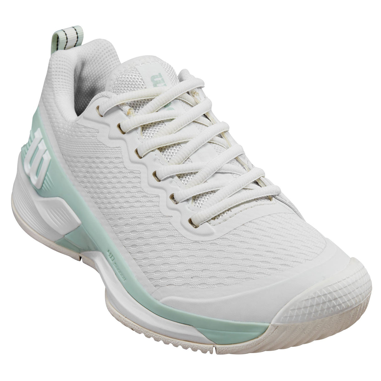 |WilsonWomensRushPro45TennisShoesAngled|