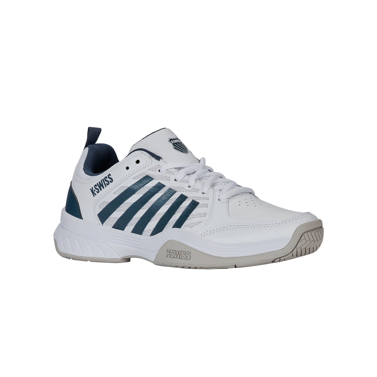 |K-Swiss Court Express All Court WhiteStargazer Mens Angled|