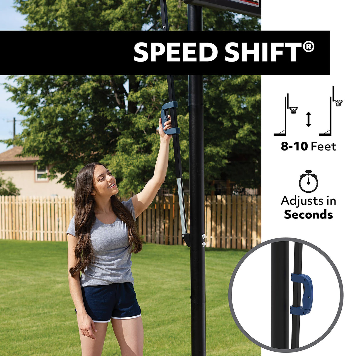 Lifetime Speed Shift 48 inch Basketball System