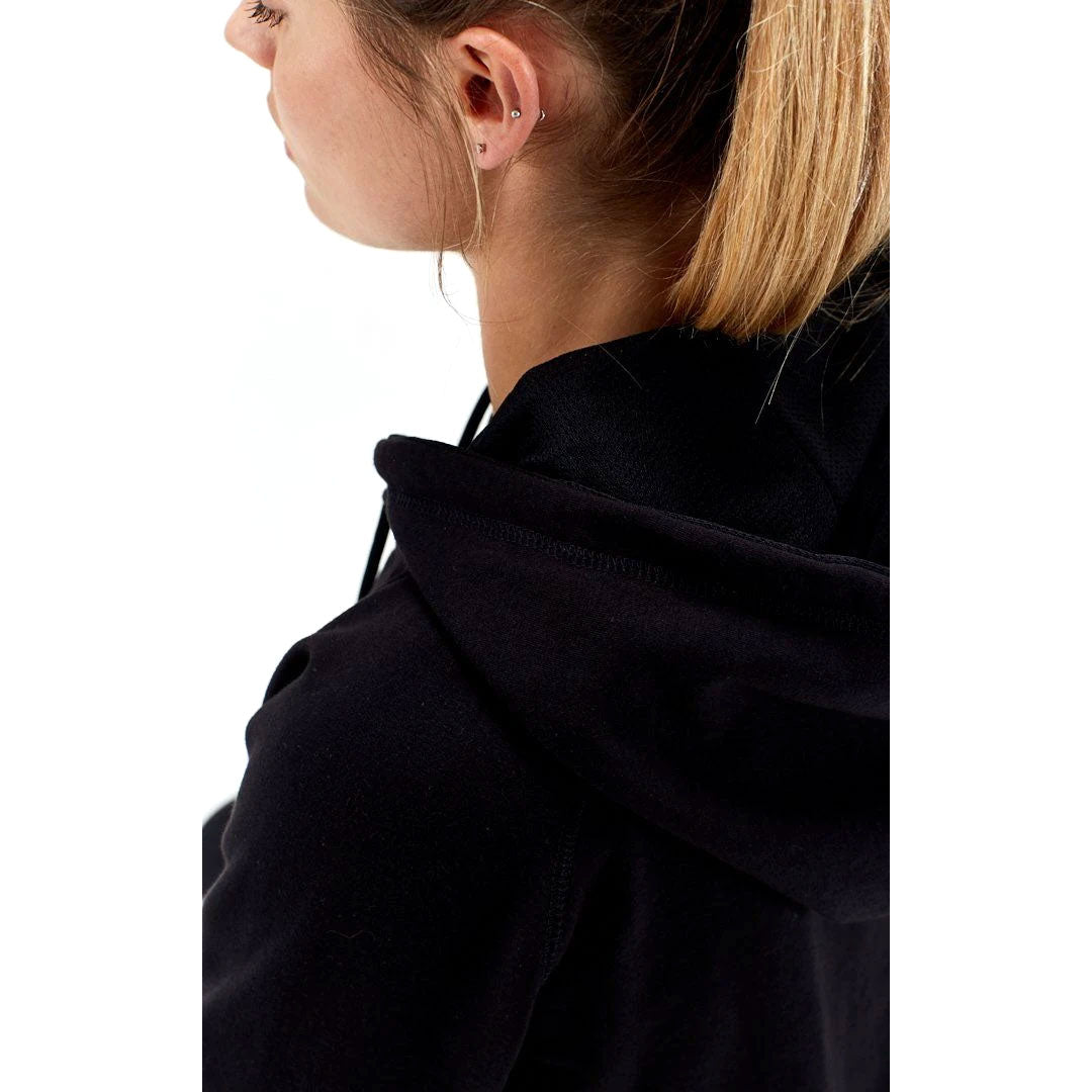 |Half Human Ladies Zip Hoodie - Hood|