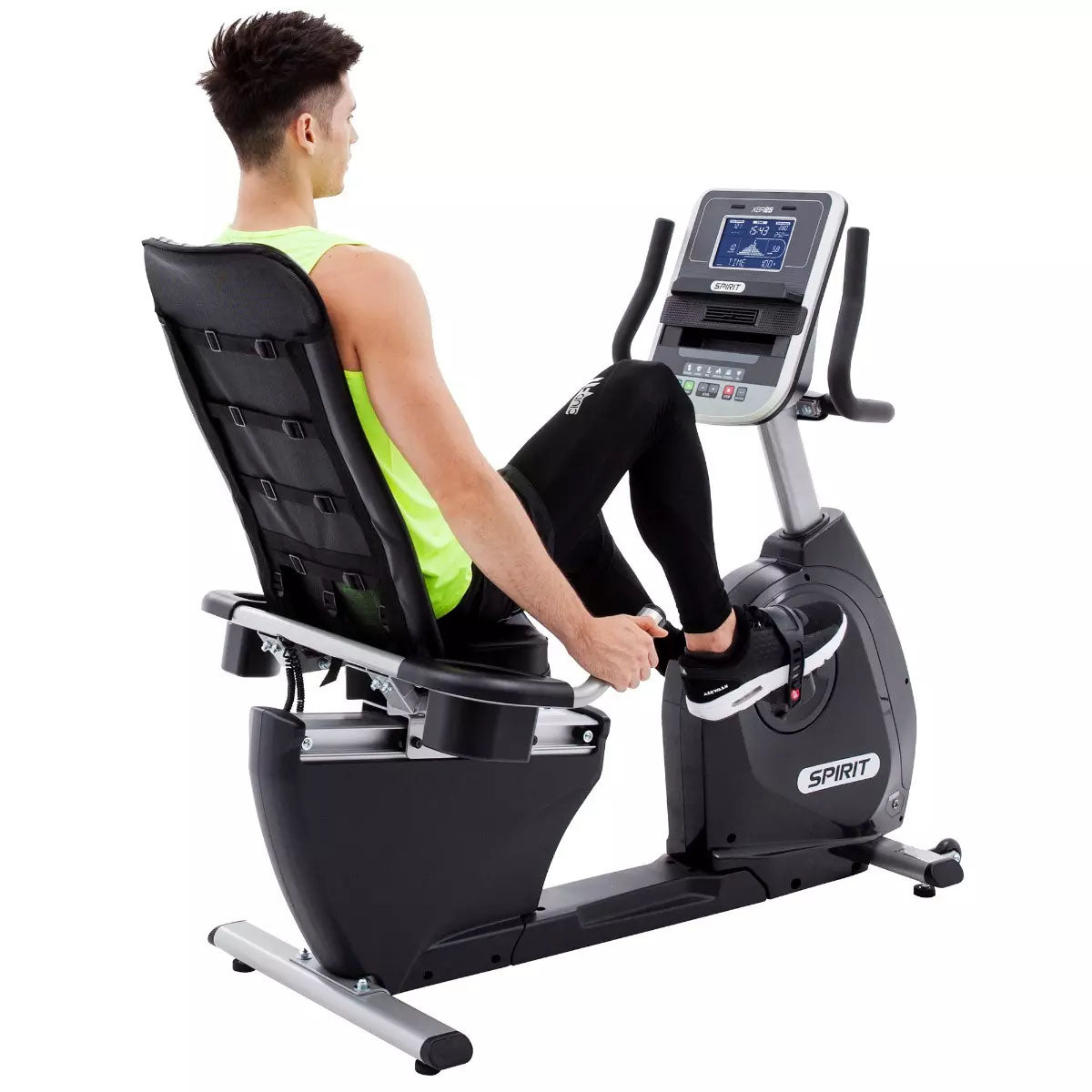 |Spirit XBR25 Recumbent Exercise Bike - Angle|