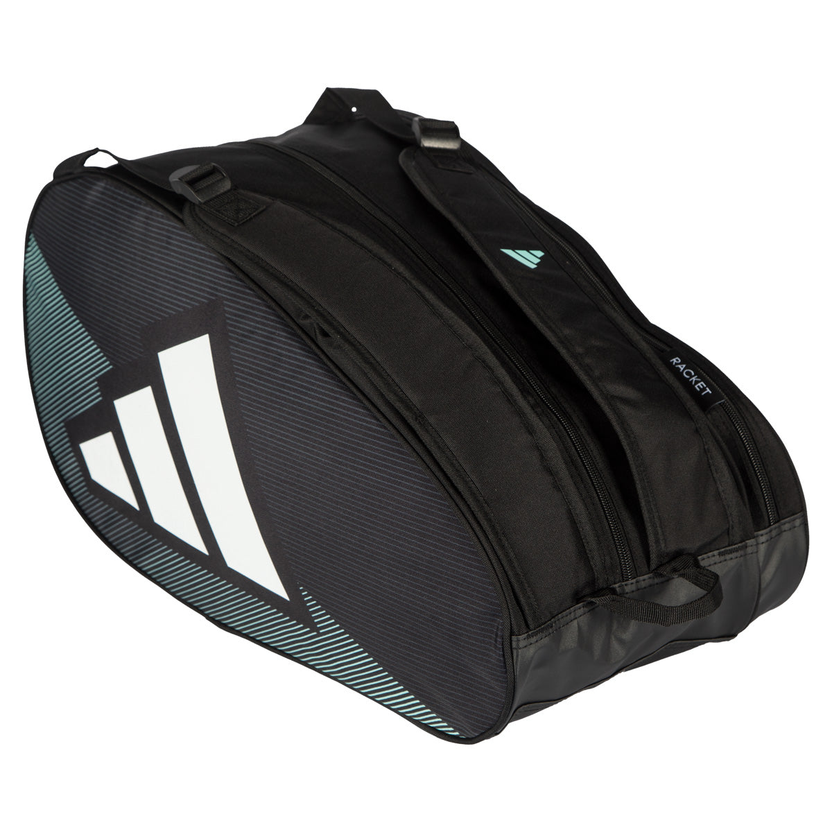 Adidas Control 2026 Black Racket Bag Angled