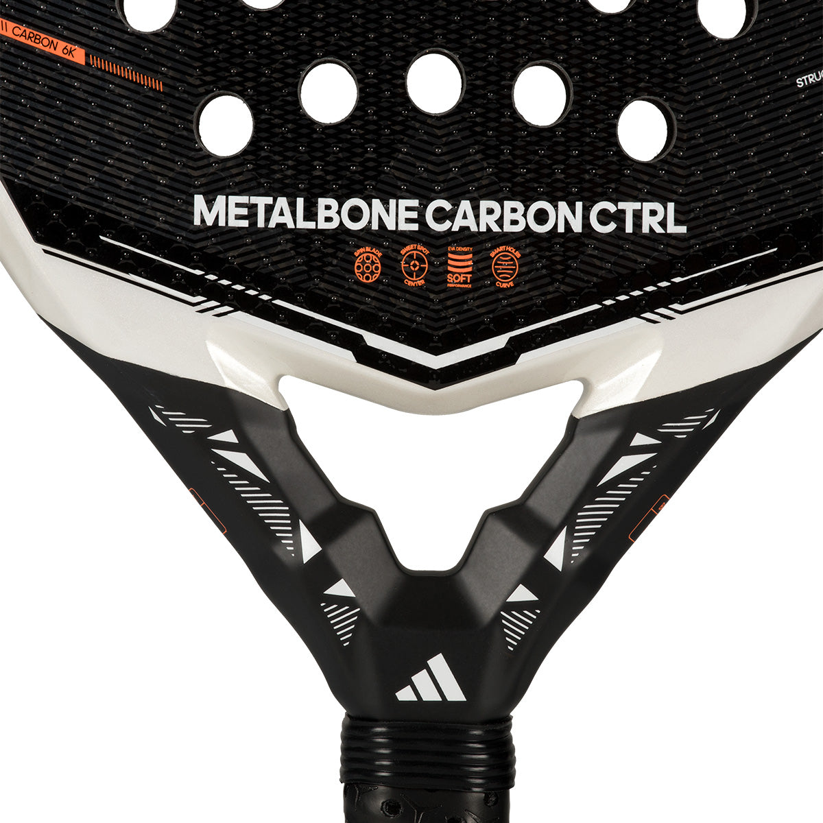 Adidas Metalbone Carbon Control Padel Racket Detail