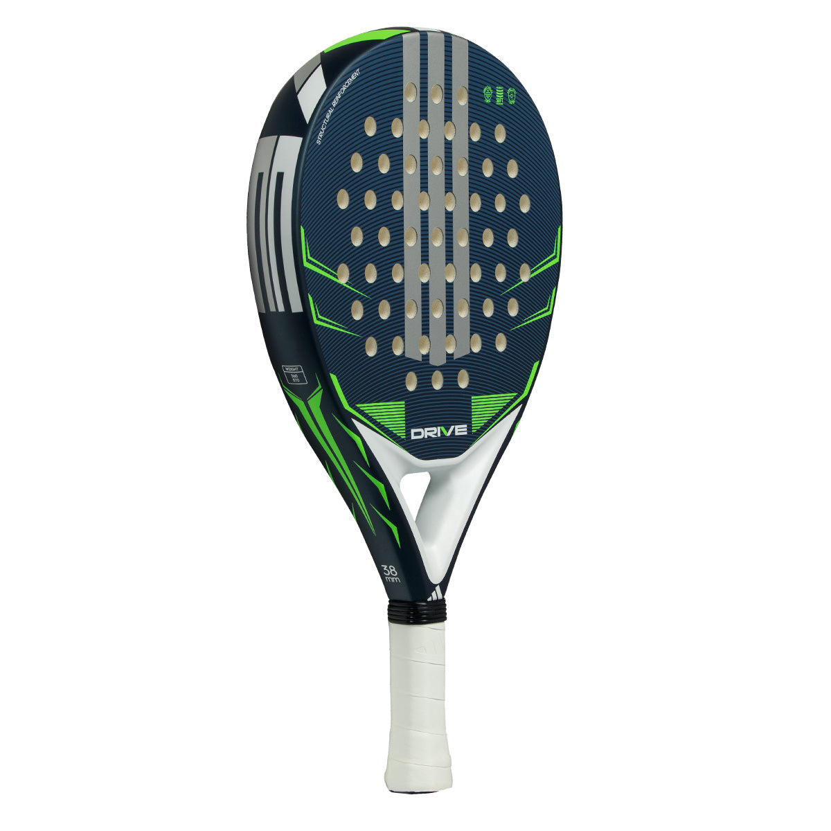Adidas Drive Blue 2026 Padel Racket Angled
