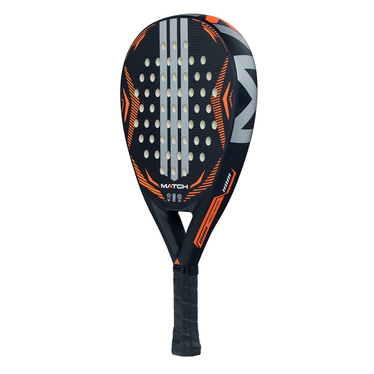 Adidas Match 2026 Orange Padel Racket Angled