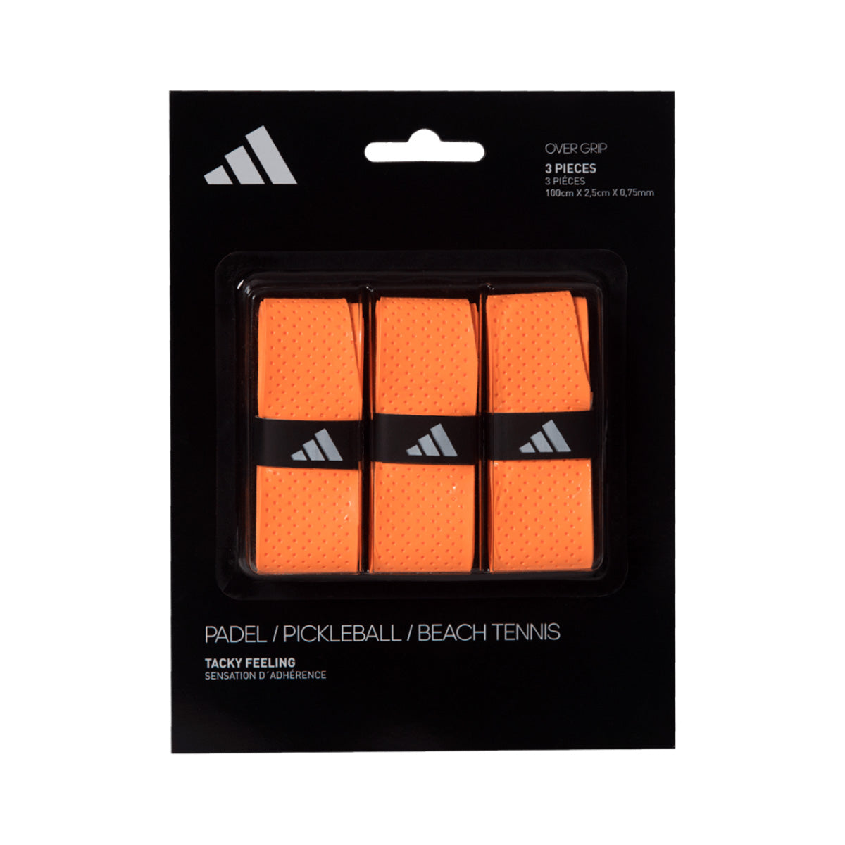 Adidas Padel Set of 3 Overgrips Orange Front