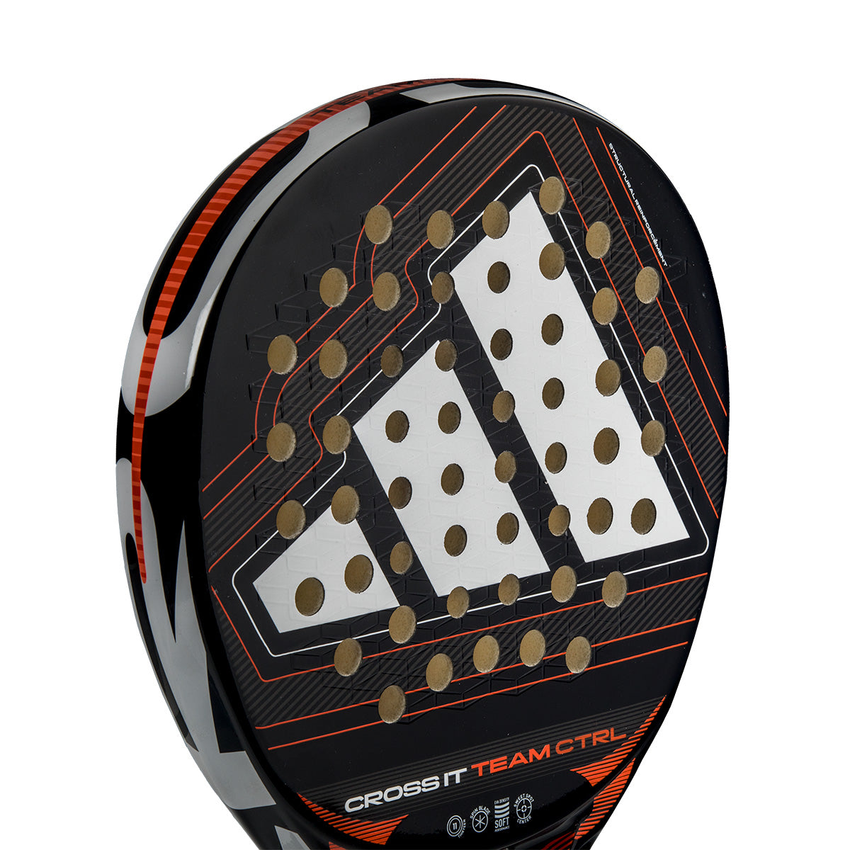 Adidas Cross It Team Control 2026 Padel Racket Angled