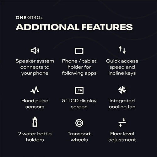 Reebok GT40z Folding Treadmill with Connected Fitness