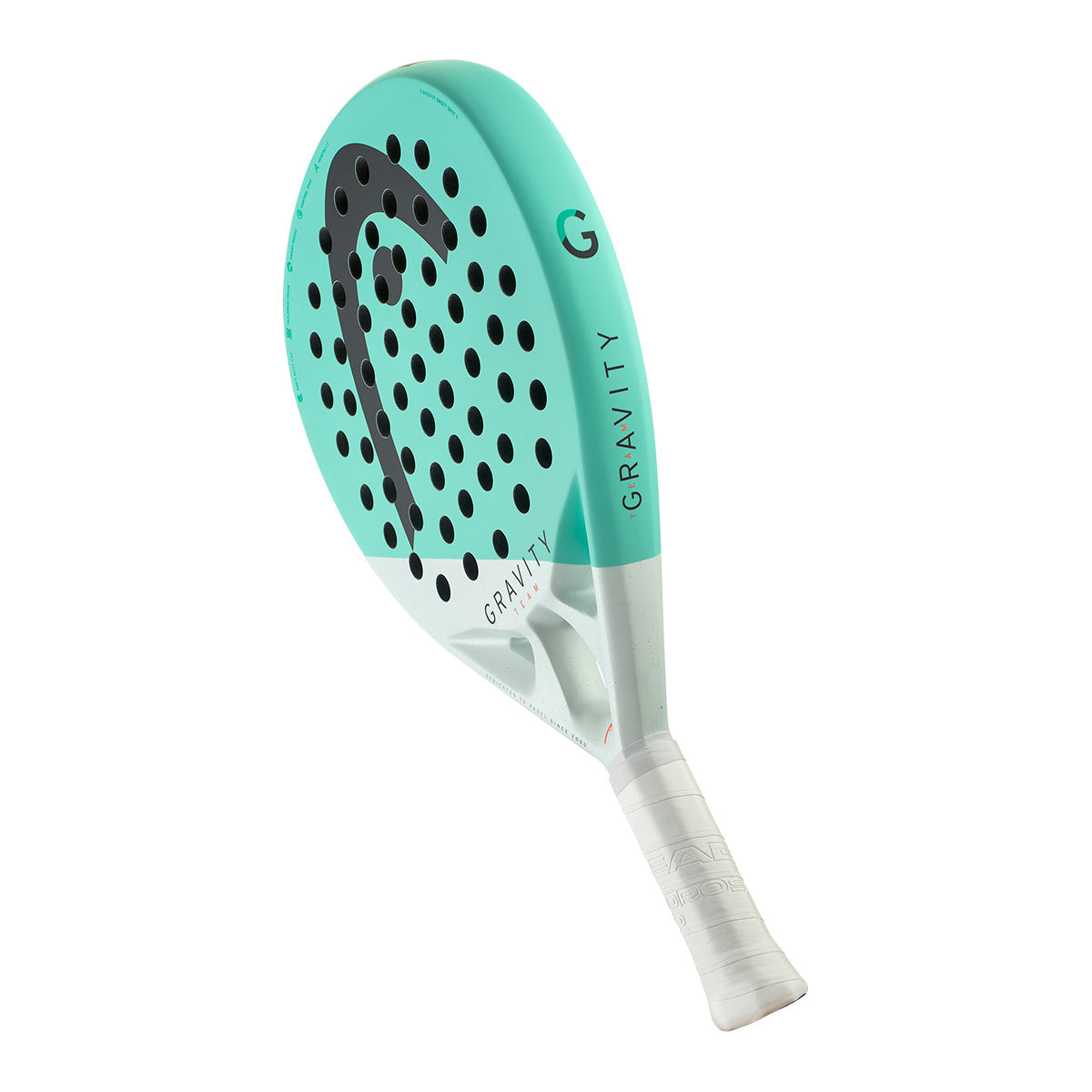 Head Gravity Team Padel Racket angled