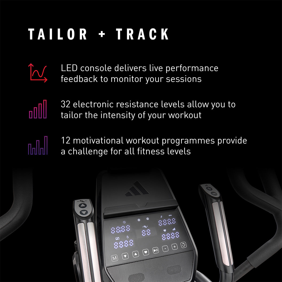 adidas X-800 Power Stride Elliptical Cross Trainer