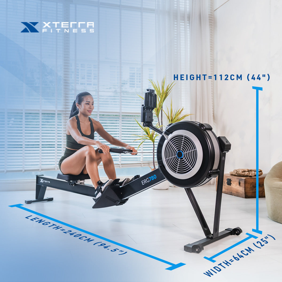 Xterra Fitness ERG780 Air Rowing Machine