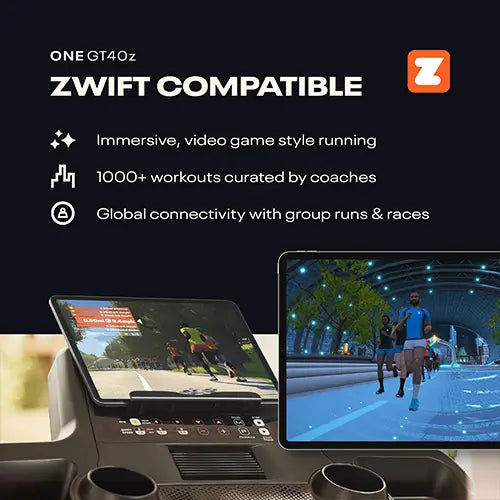 Reebok GT40z Folding Treadmill with Connected Fitness