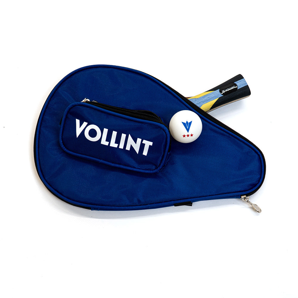 Vollint Table Tennis Bat Cover with Ball Pocket