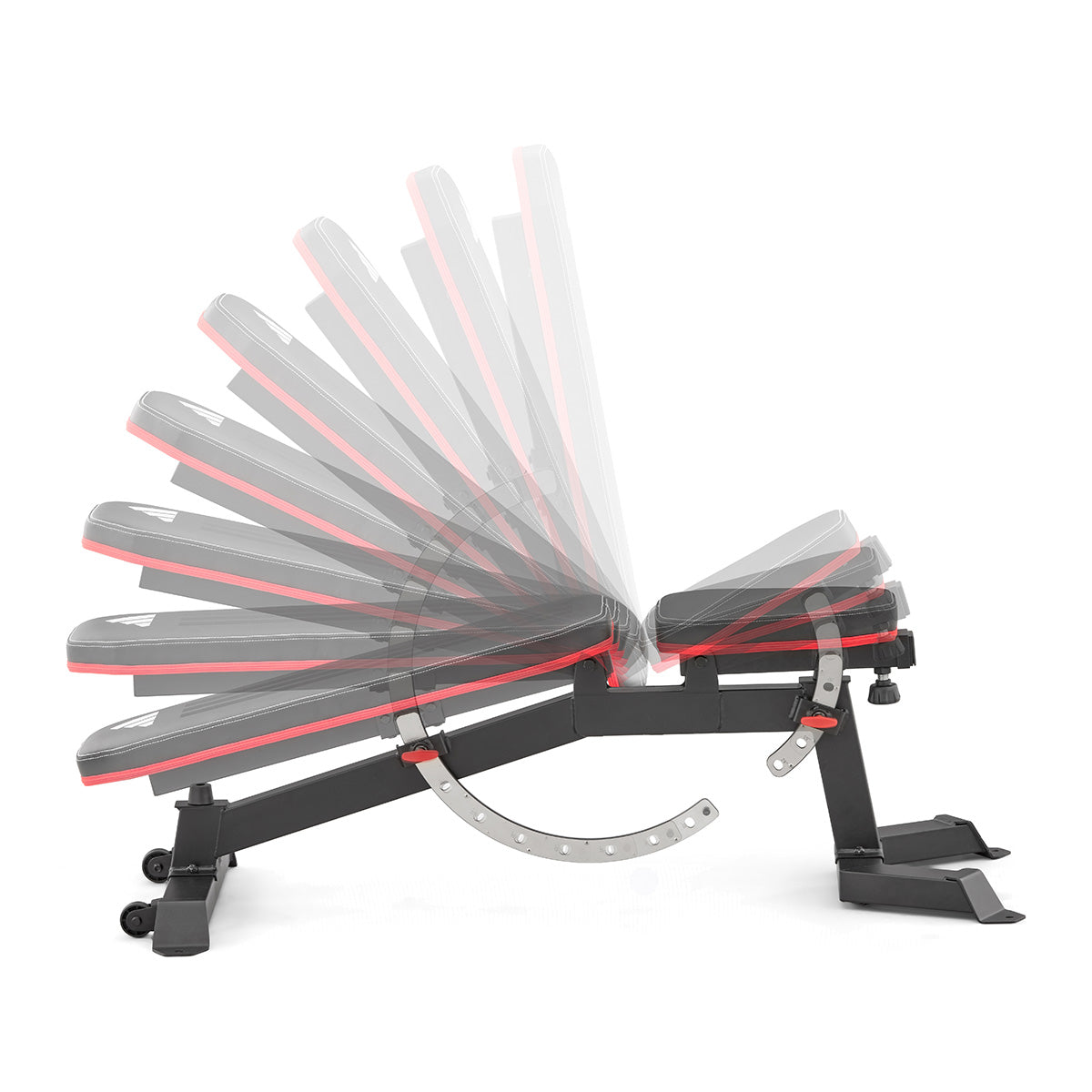 adidas Utility Weight Bench with Preacher Pad and Leg Extension side