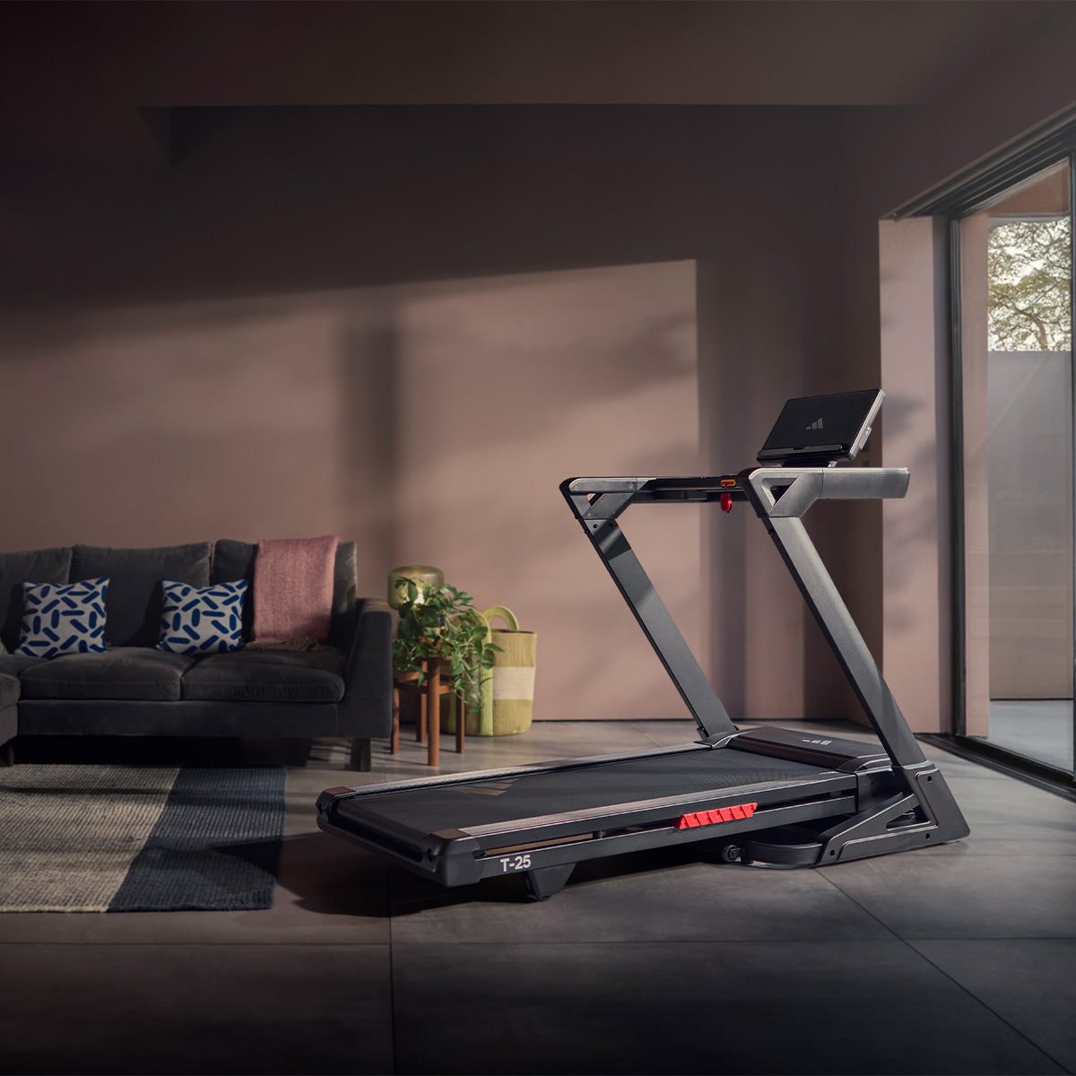 |adidas T-25 Bluetooth Folding Treadmill lifestyle1|