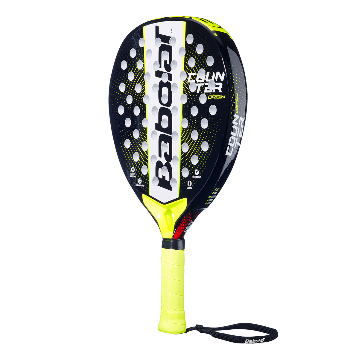 |Babolat Counter Origin Padel RacketAngled|