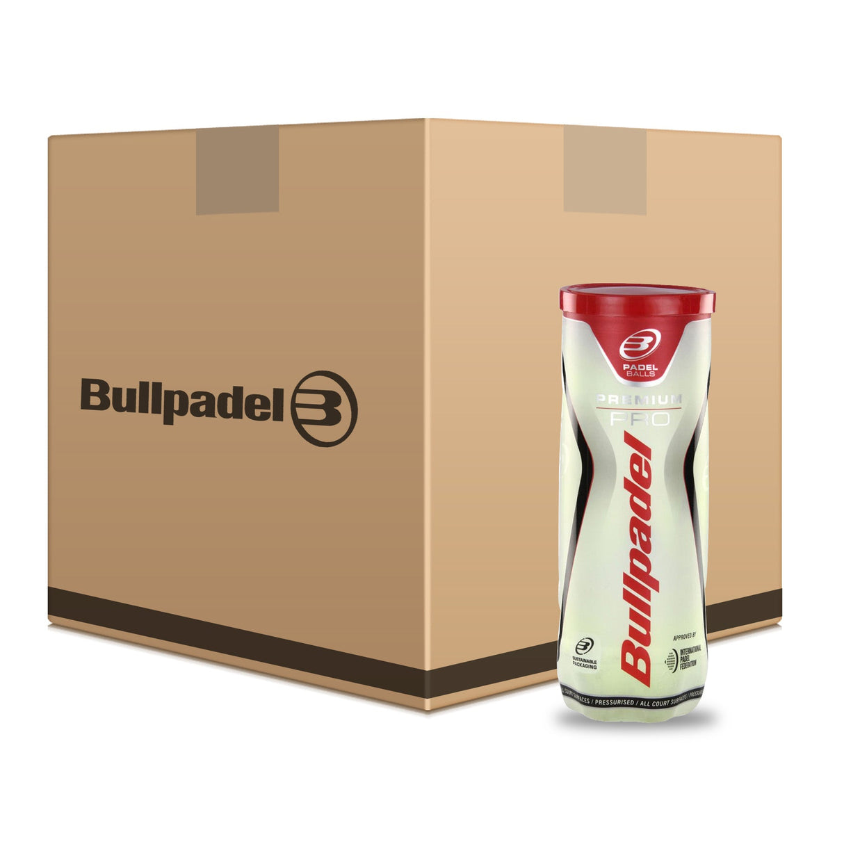 |Bullpadel Premium Pro Padel Balls - Dozen|