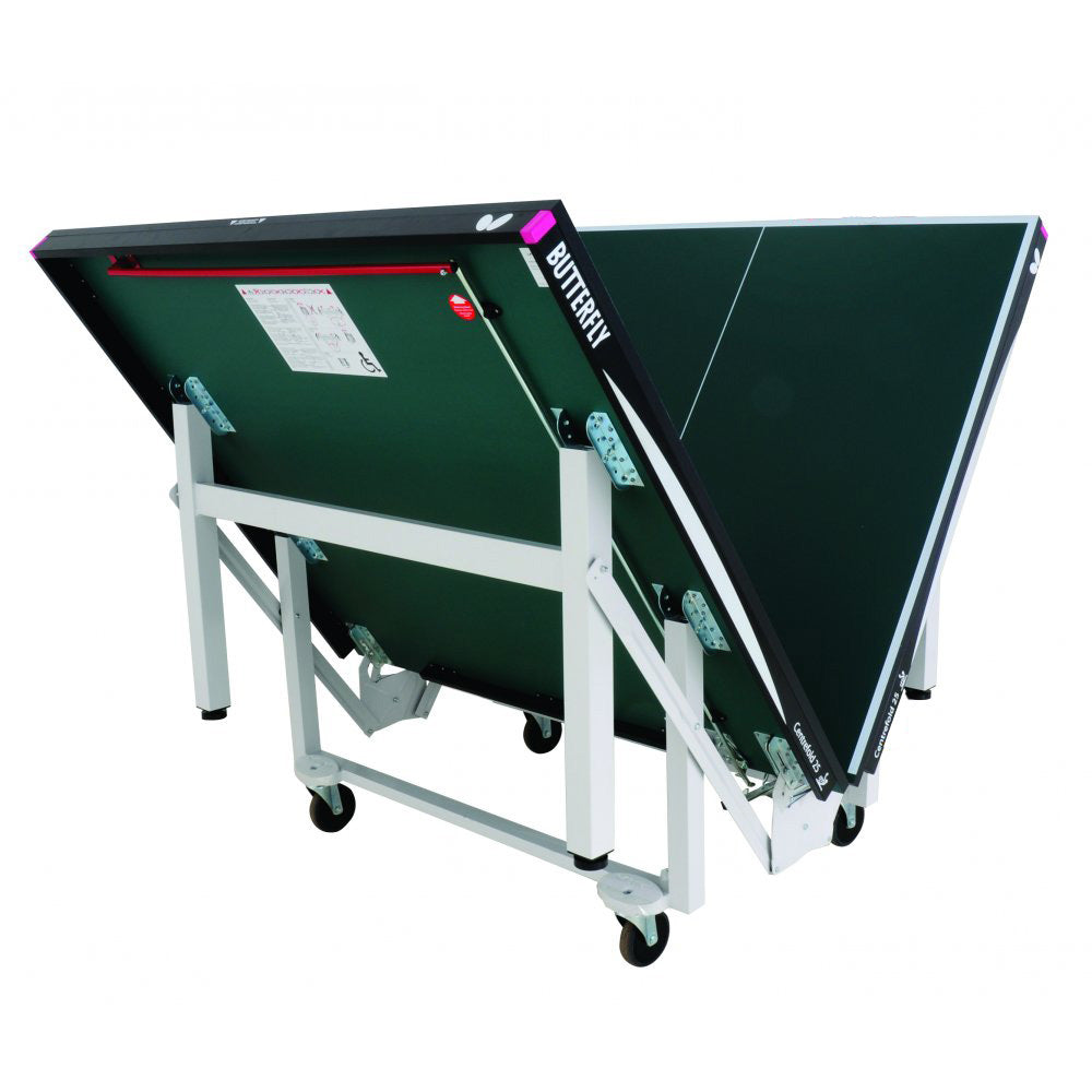 |Butterfly Centrefold 25 Rollaway Indoor Table Tennis Table-Folded Image|