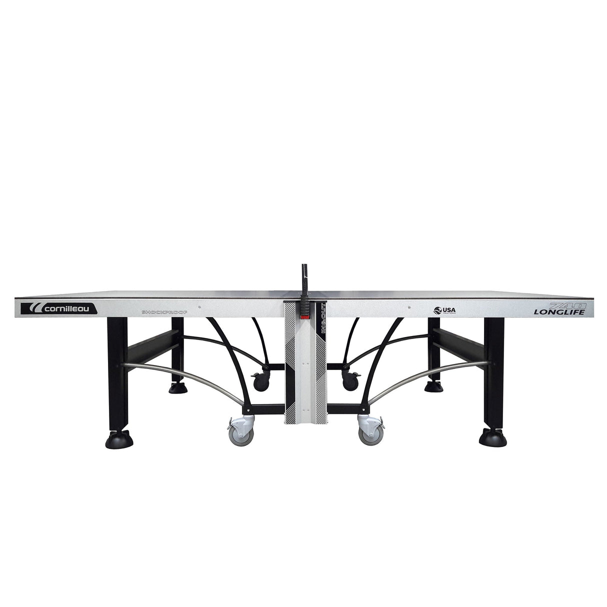 |Cornilleau 740 Pro Longlife Table Tennis Table - Folded|