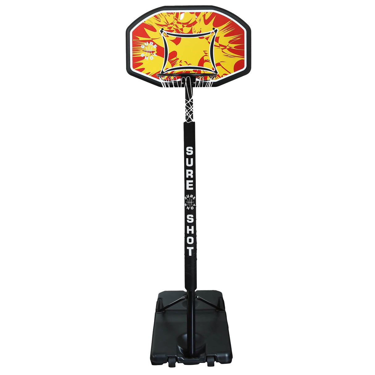 |SureShot514RGamePortableBasketballUnitBallFront|