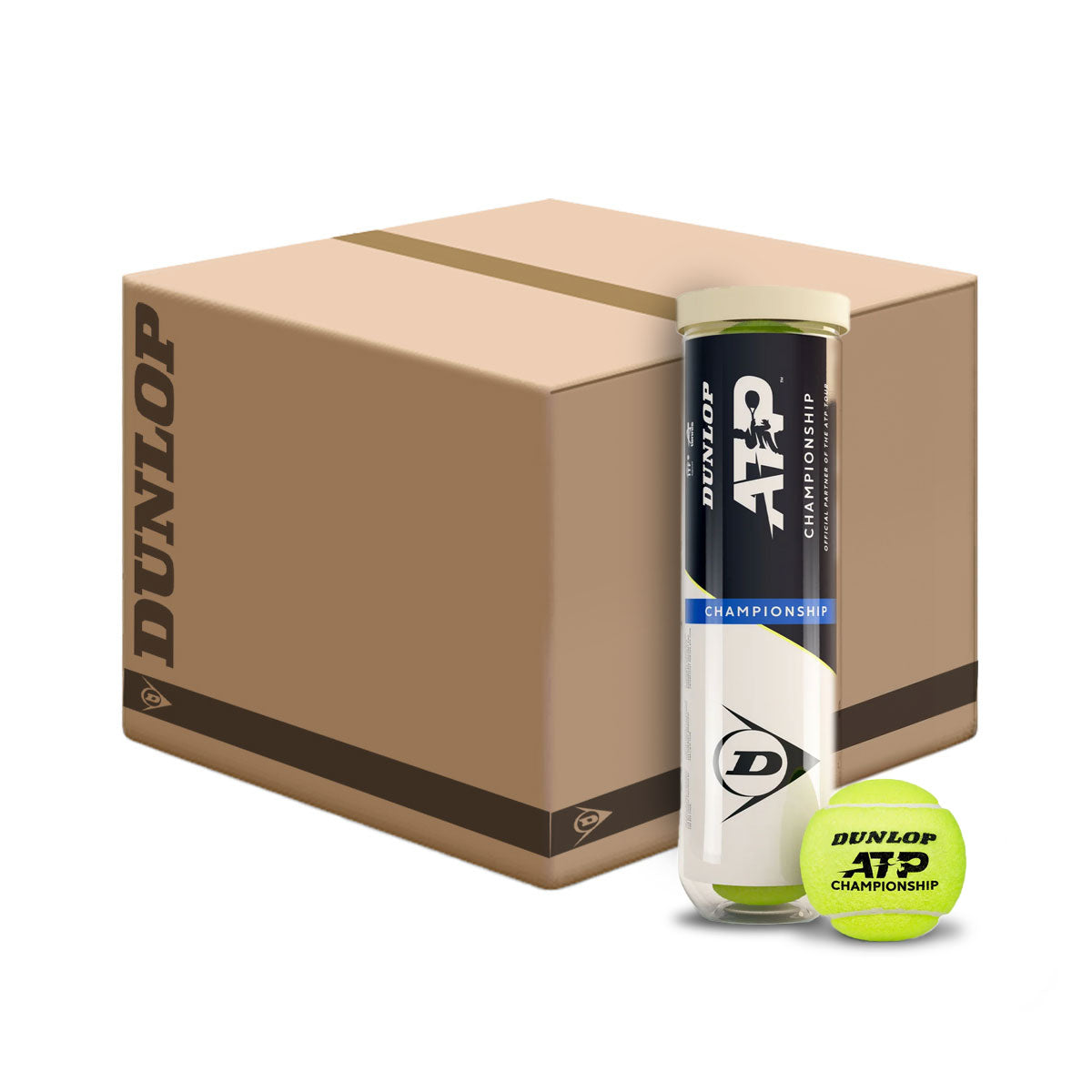 |Dunlop ATP Championship Tennis Balls - Dozen Box|