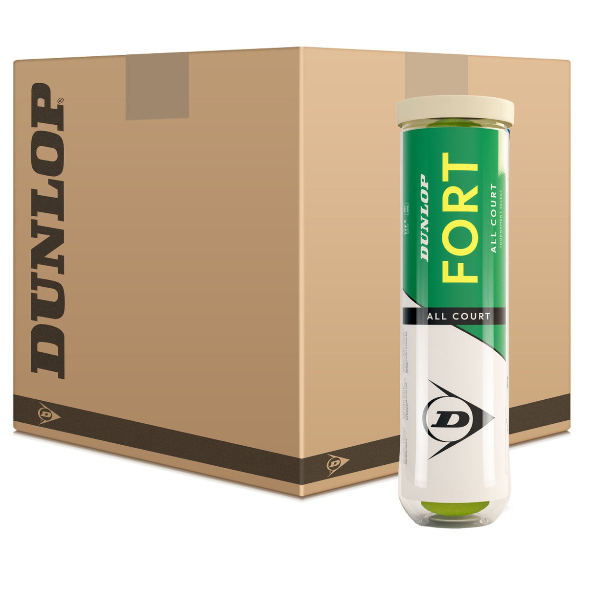 |Dunlop Fort All Court Tournament Tennis Balls - Dozen|