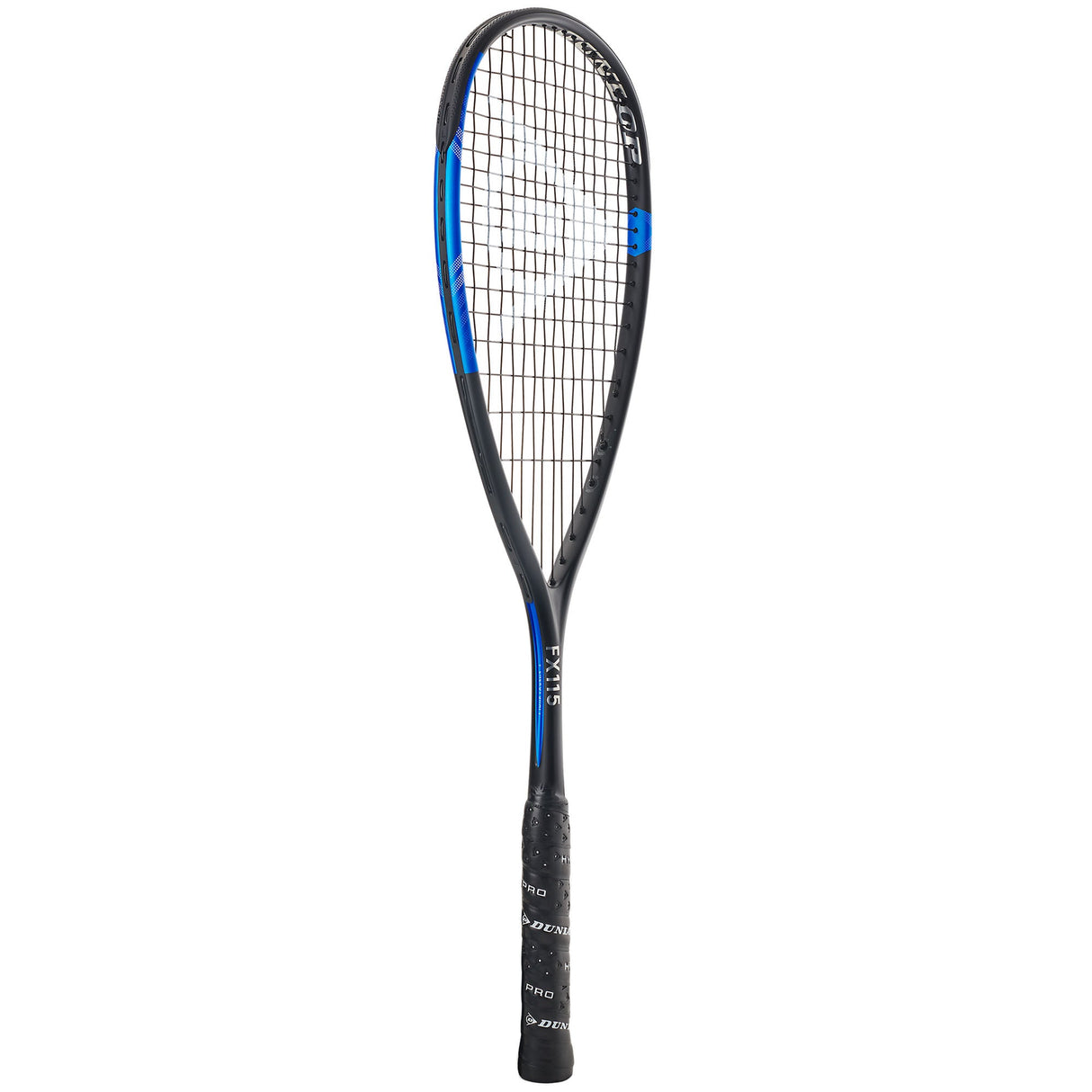 |DunlopFX115SquashRacketAngled|