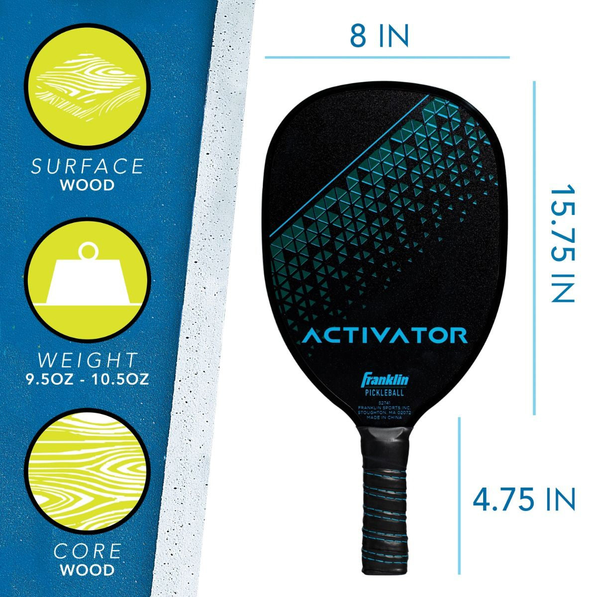 |Franklin Activator 2 Player Pickleball Paddle Info|