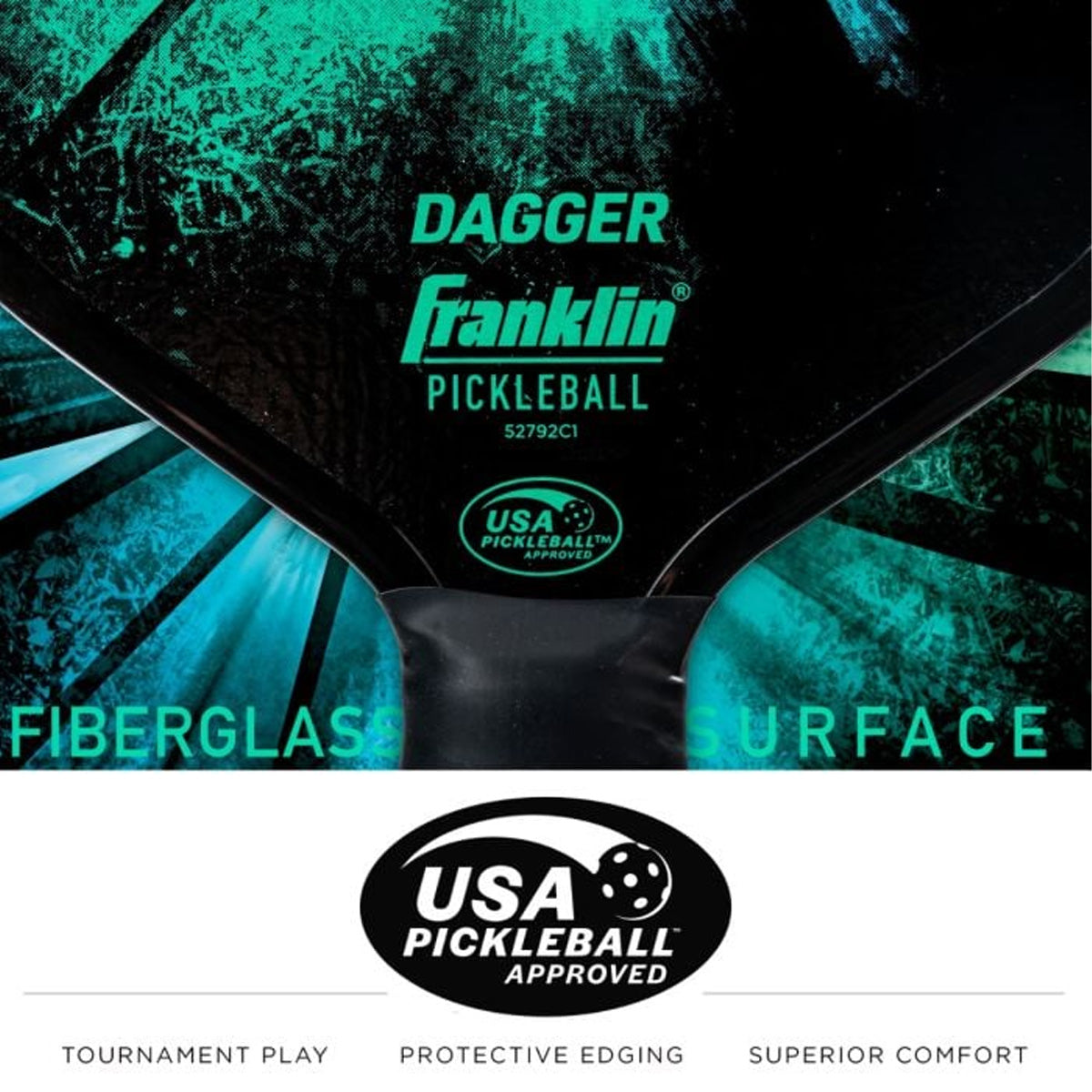 |Franklin Dagger 2 Player Pickleball Paddle and Ball Info4|
