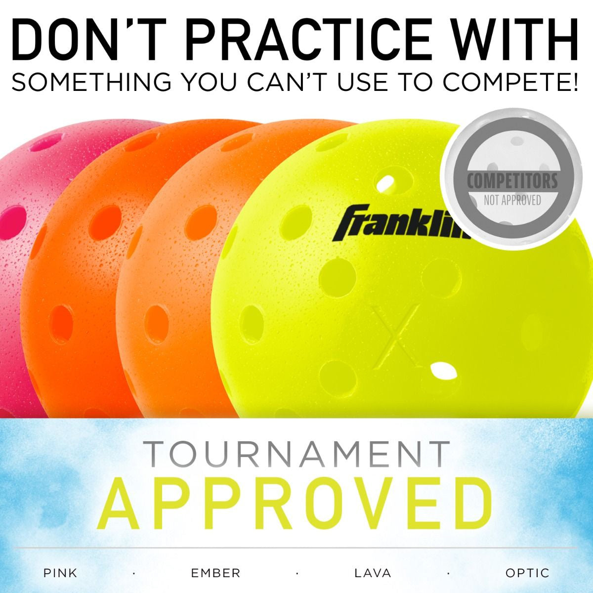 |Franklin Outdoor X-40 Outdoor Pickleball Ball Info5|