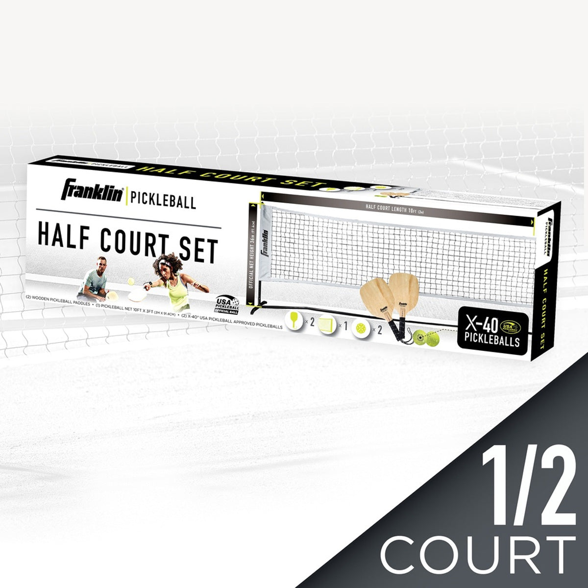 |Franklin Pickleball 2 Player Court Set box|