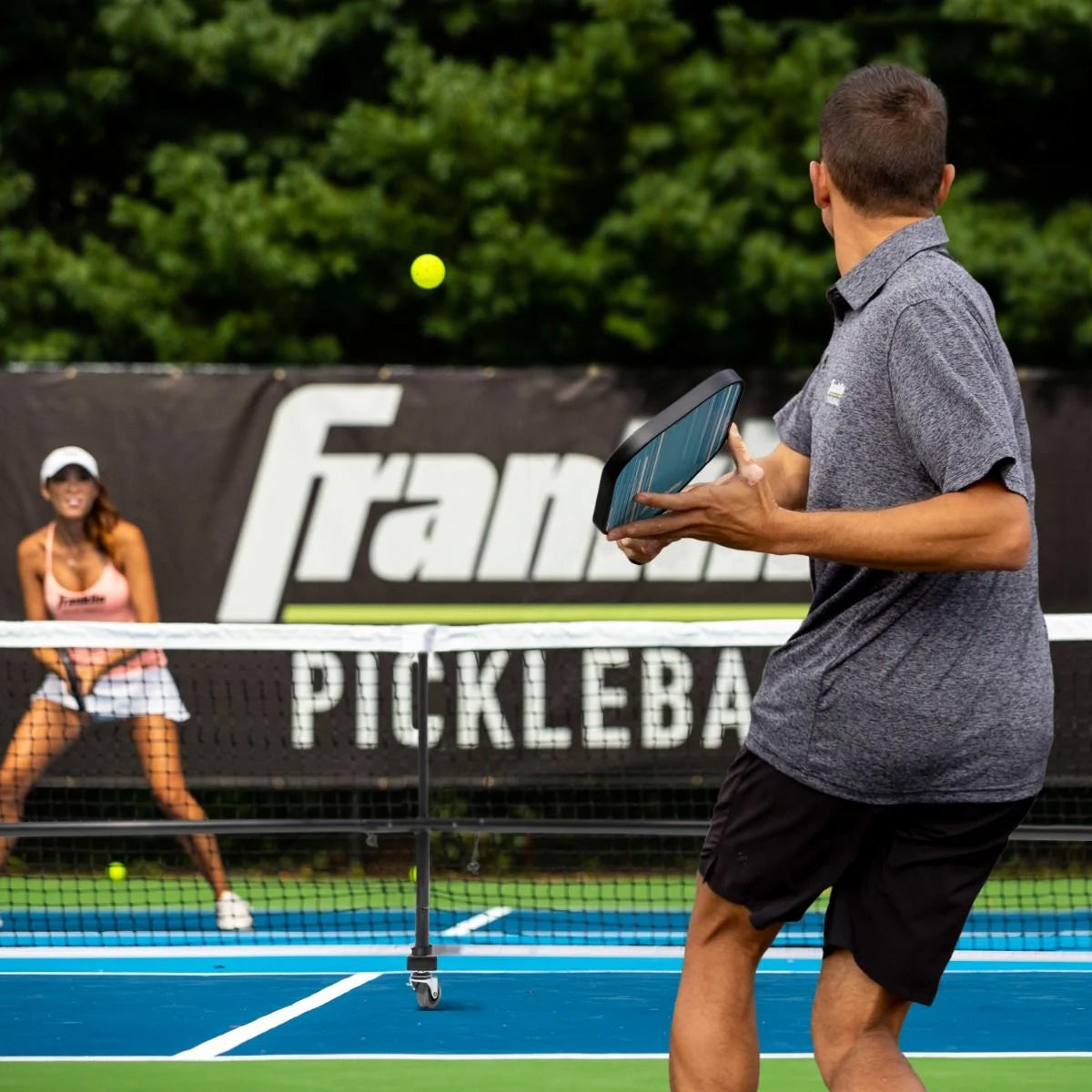 |Franklin Pickleball Official Net In Use|
