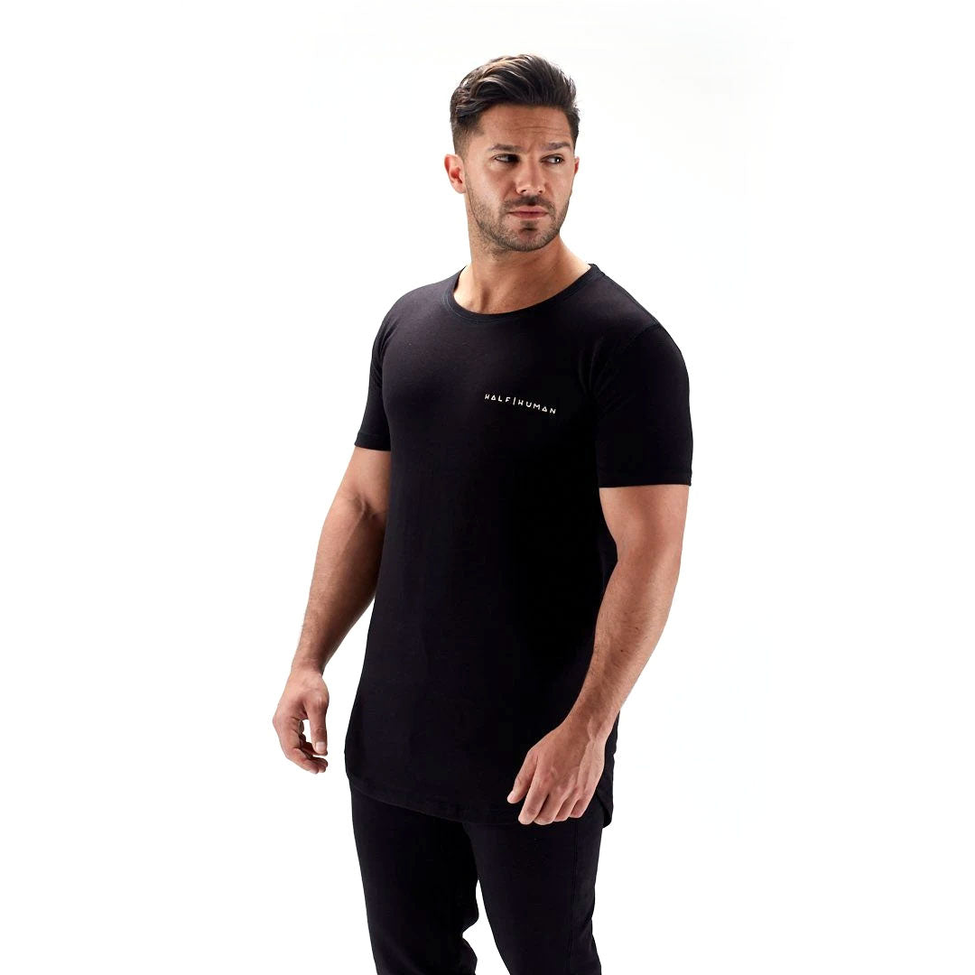 |Half Human Mens Scoop Neck T-Shirt - 1|