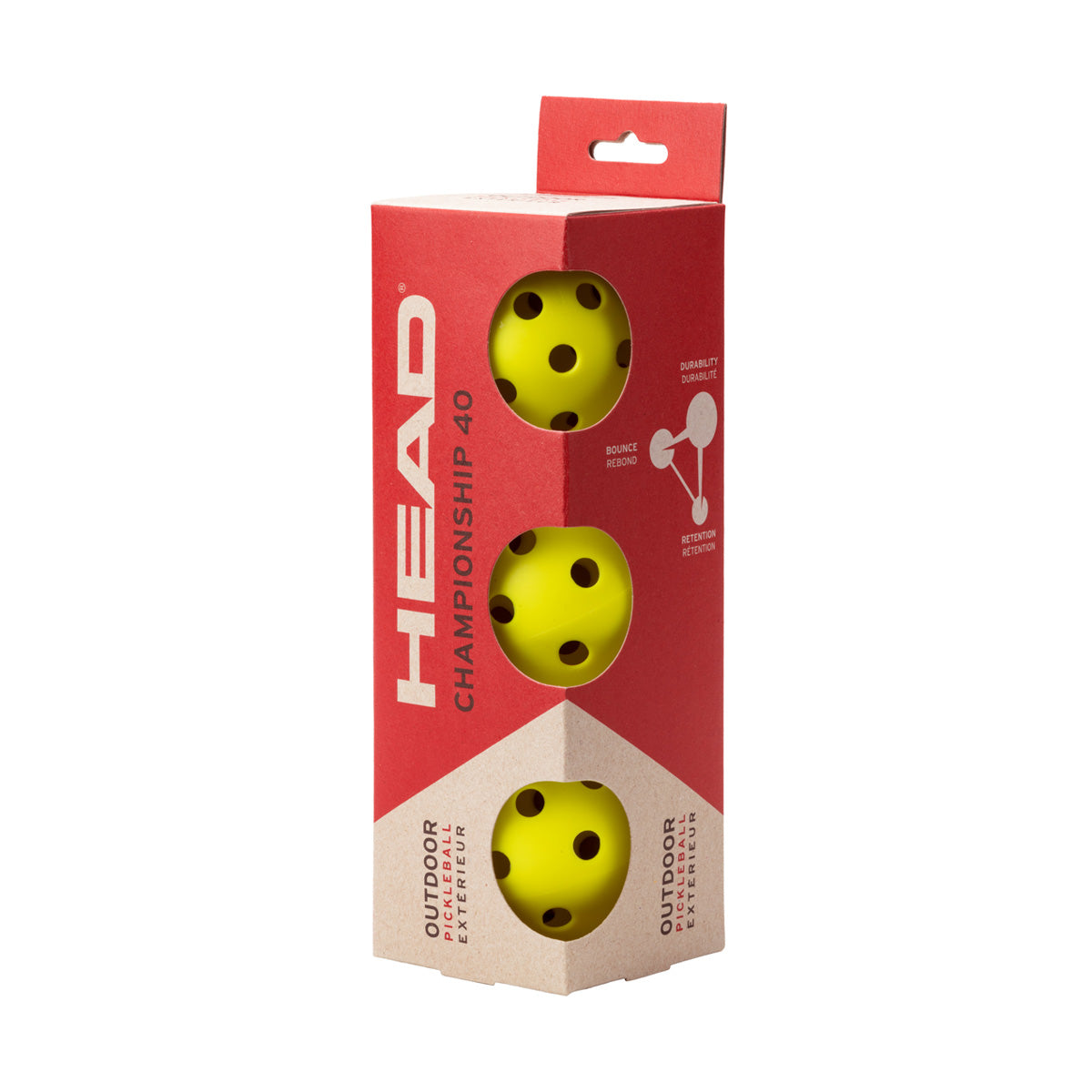 |3B HEAD Championship 40 outdoor pickleball ball|