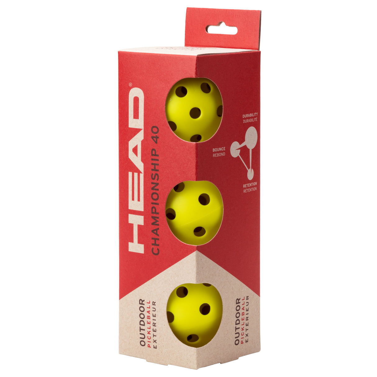 |3B HEAD Championship 40 outdoor pickleball ball2|