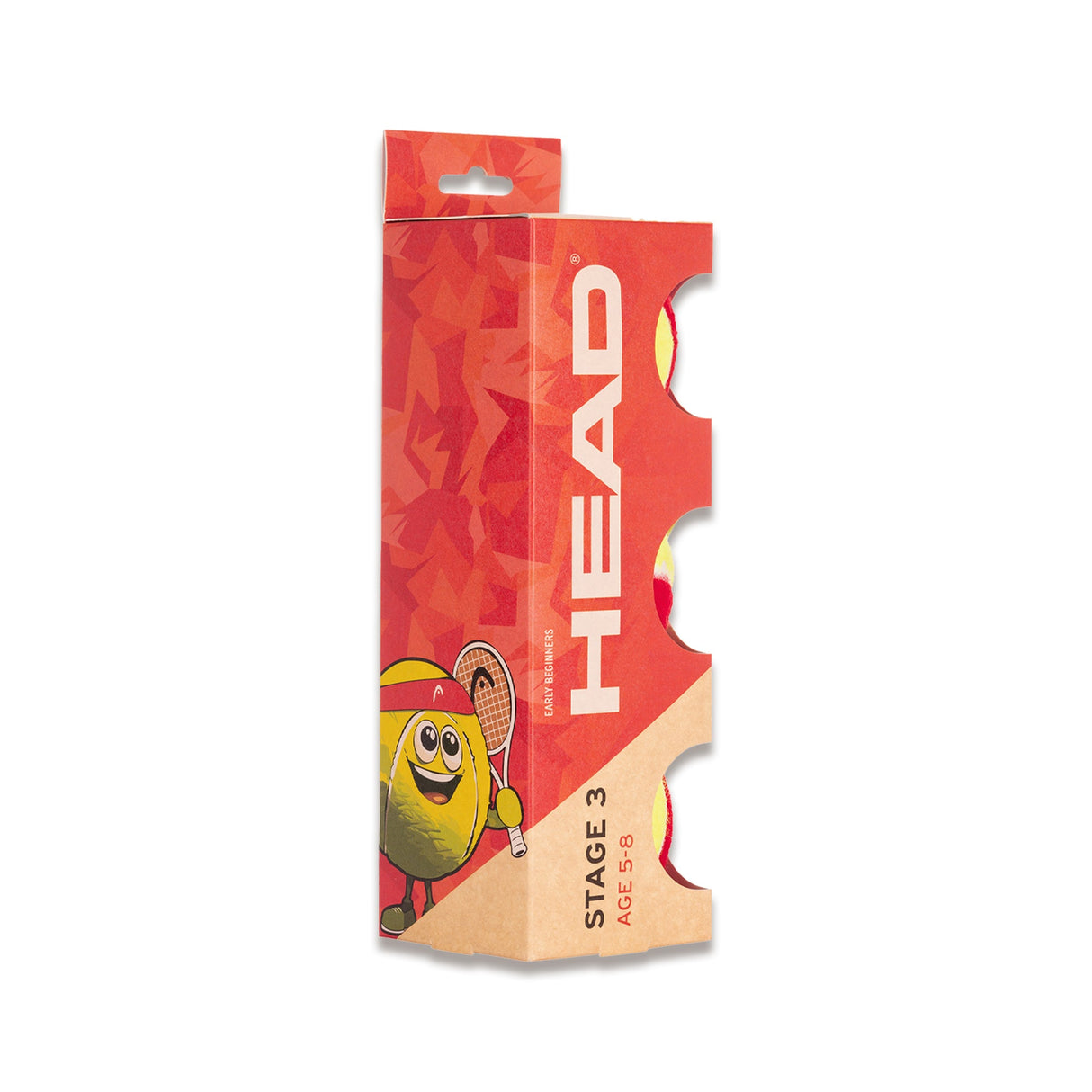 |Head Stage 3 Red Mini Tennis Balls - Tube of 3|