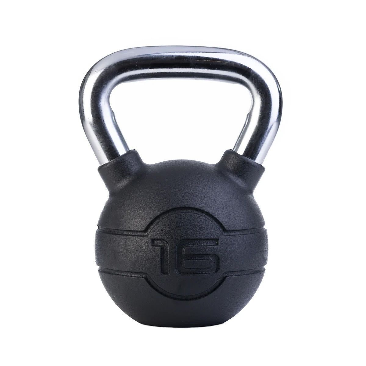 |Jordan Black Rubber Kettlebell 16kg|