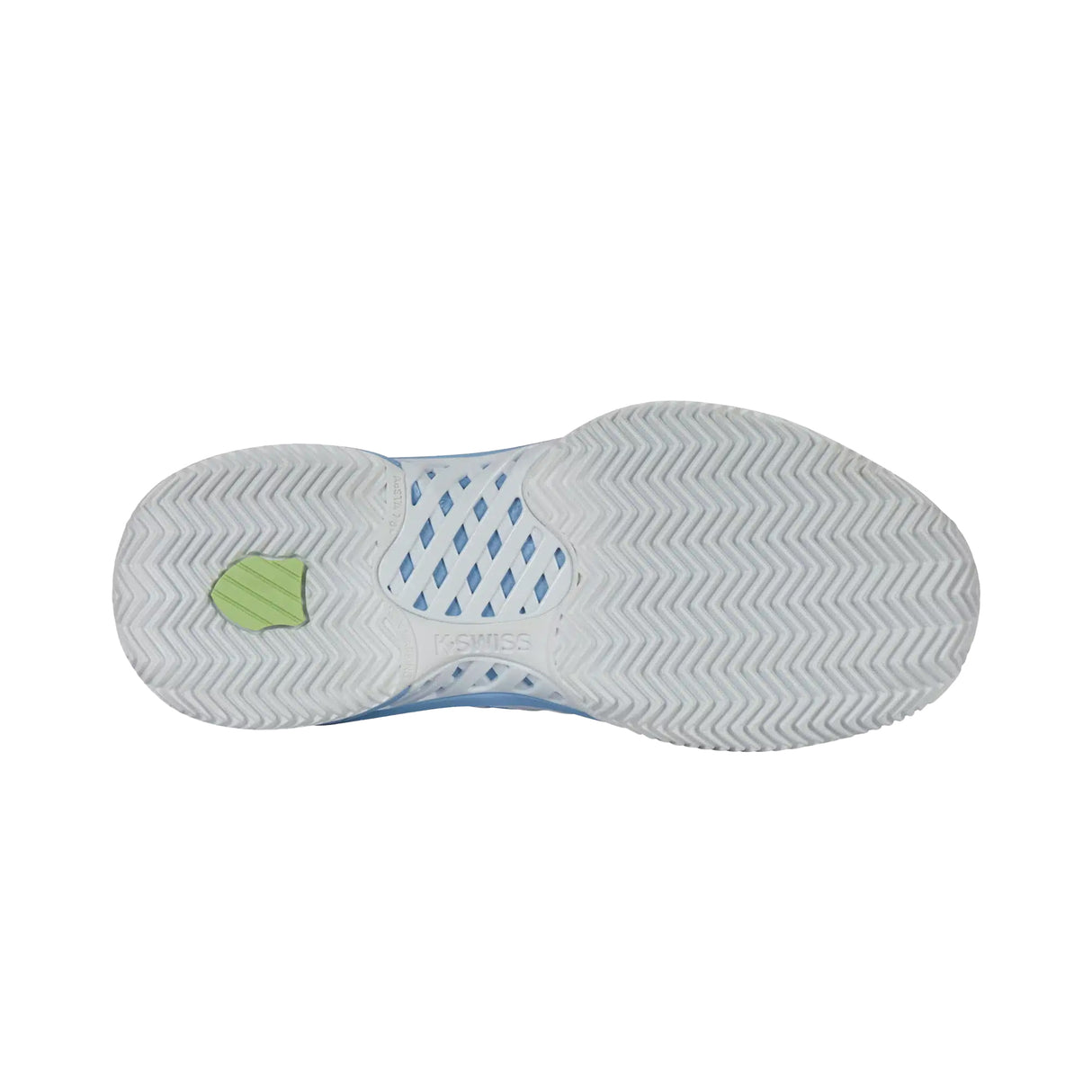 |K-Swiss Express Light 3 Clay Ladies WhiteDutchCanalParadiseGreen Bottom|