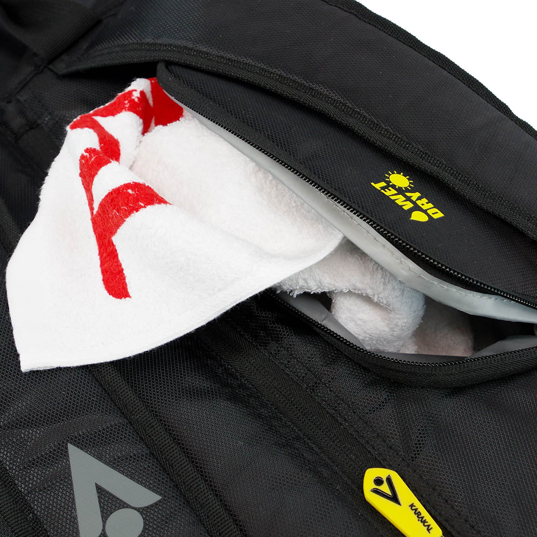 |Karakal Pro Tour 2.0 Comp 9 Racket Bag - Wet Dry|
