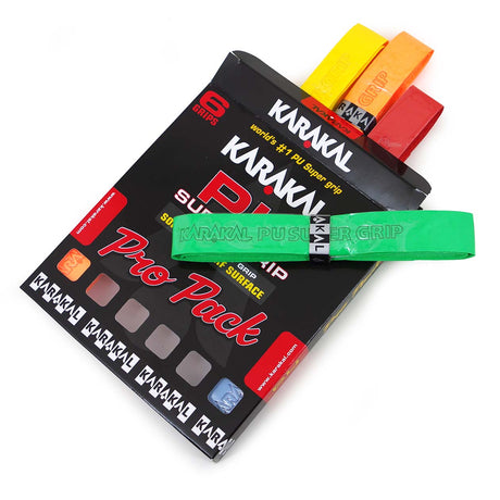 |Karakal PU Super Replacement Grip - Assorted Pack of 6|