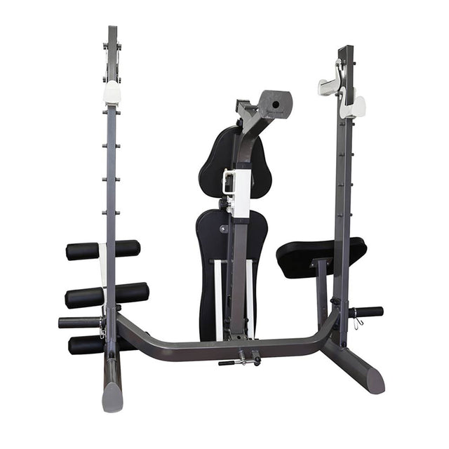 |MarcyPureOlympicMultiPositionFoldingBarbellWeightBenchFoldedBack|