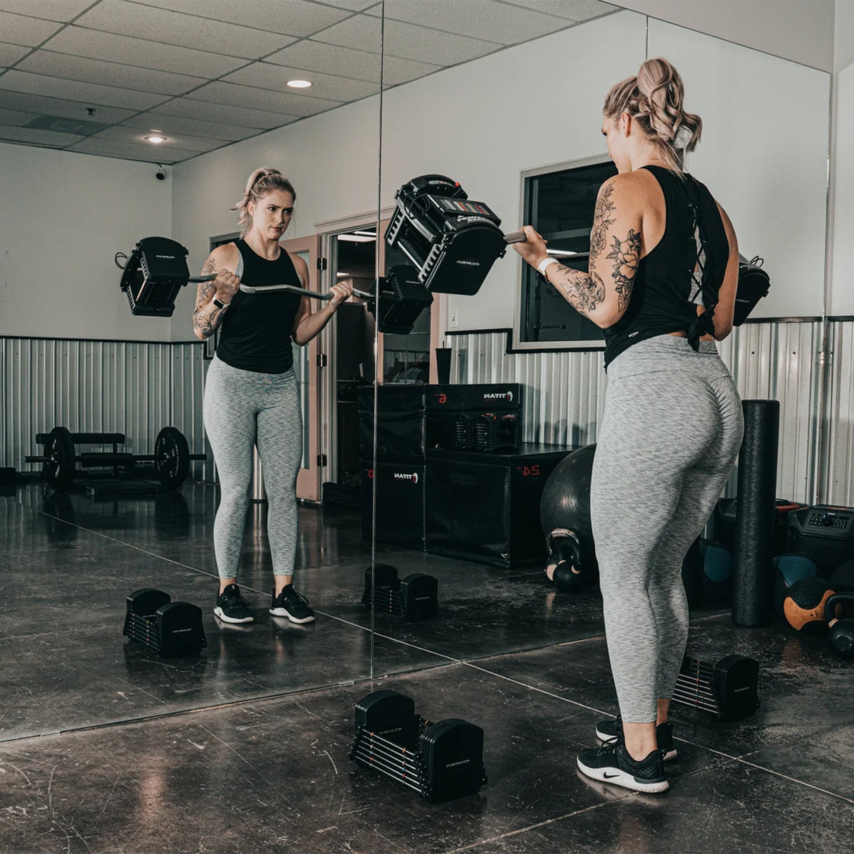 |PowerBlock4ftEZ CurlBarLifestyle|