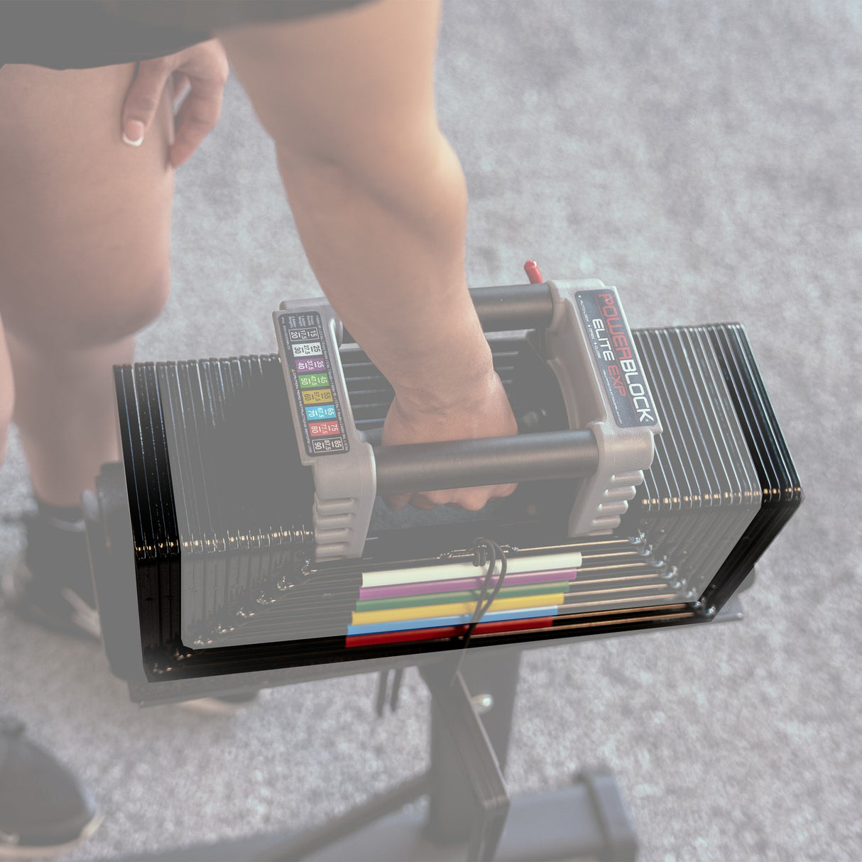 |Powerblock Elite EXP Adjustable Dumbbells Stage 3 Lifestyle 2|