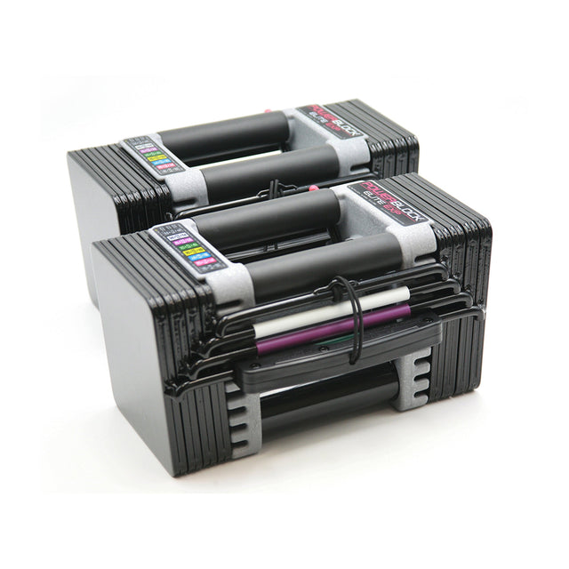 |PowerblockEliteEXPAdjustableDumbbellsStage1angled4|