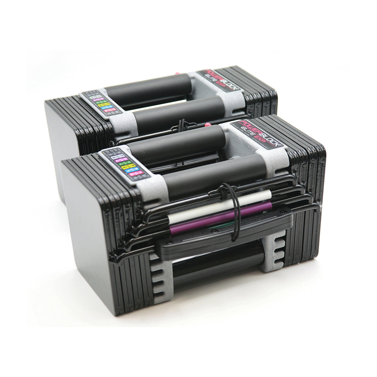 |PowerblockEliteEXPAdjustableDumbbellsStage1angled4|