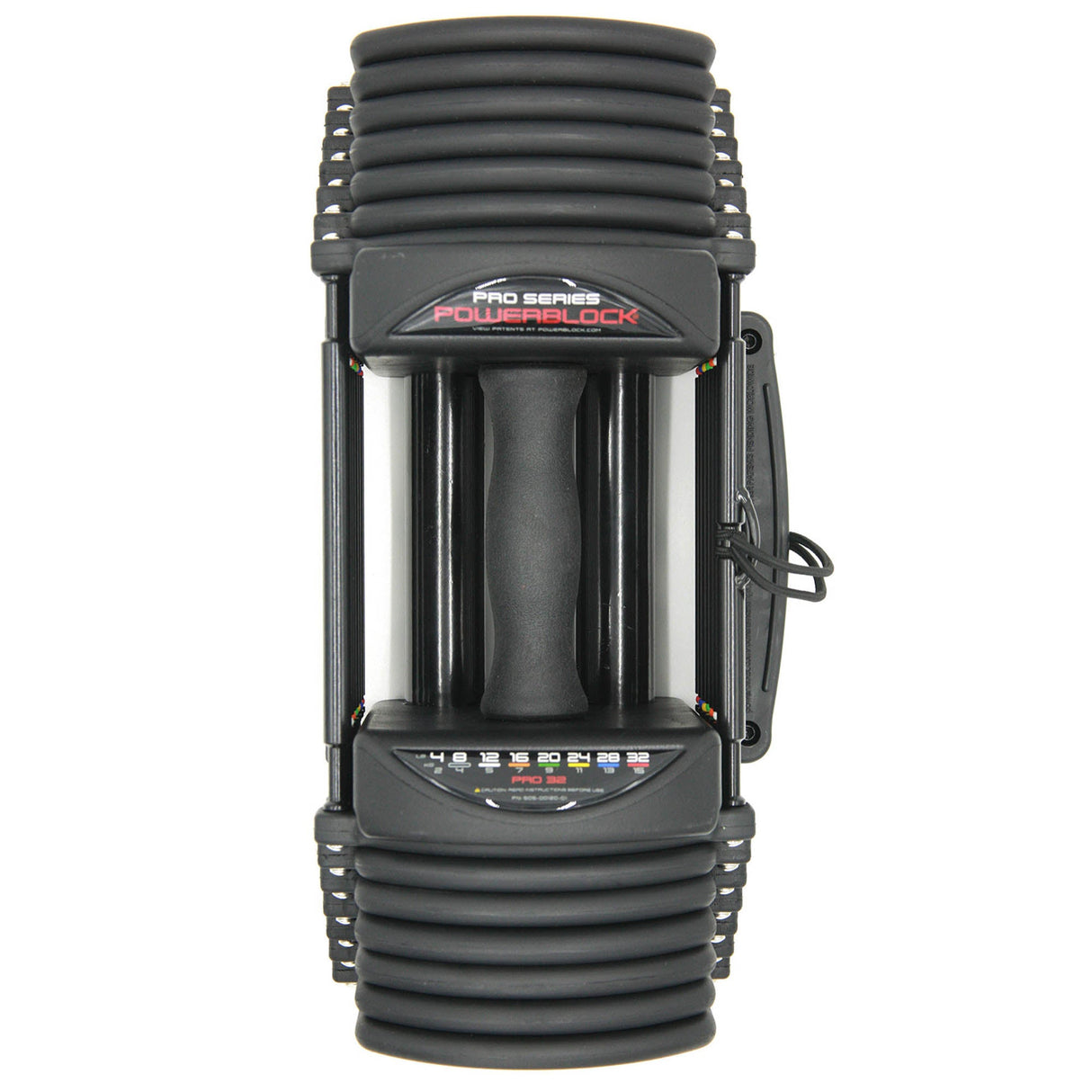 |PowerBlock Pro 32 Adjustable Dumbbells - Above|
