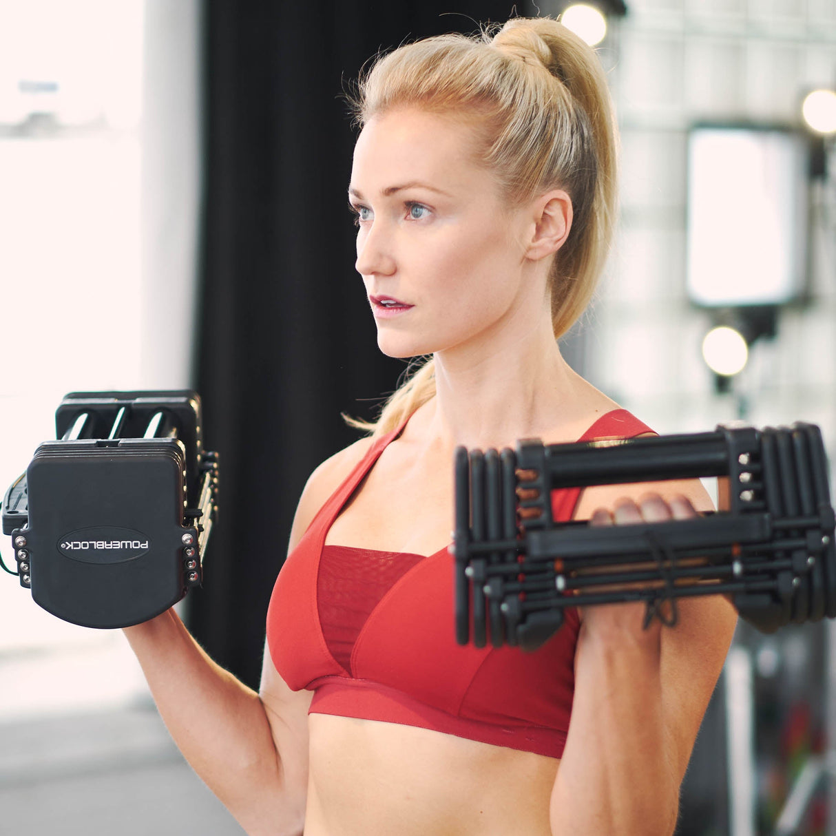 |PowerBlock Pro 32 Adjustable Dumbbells - Lifestyle1|